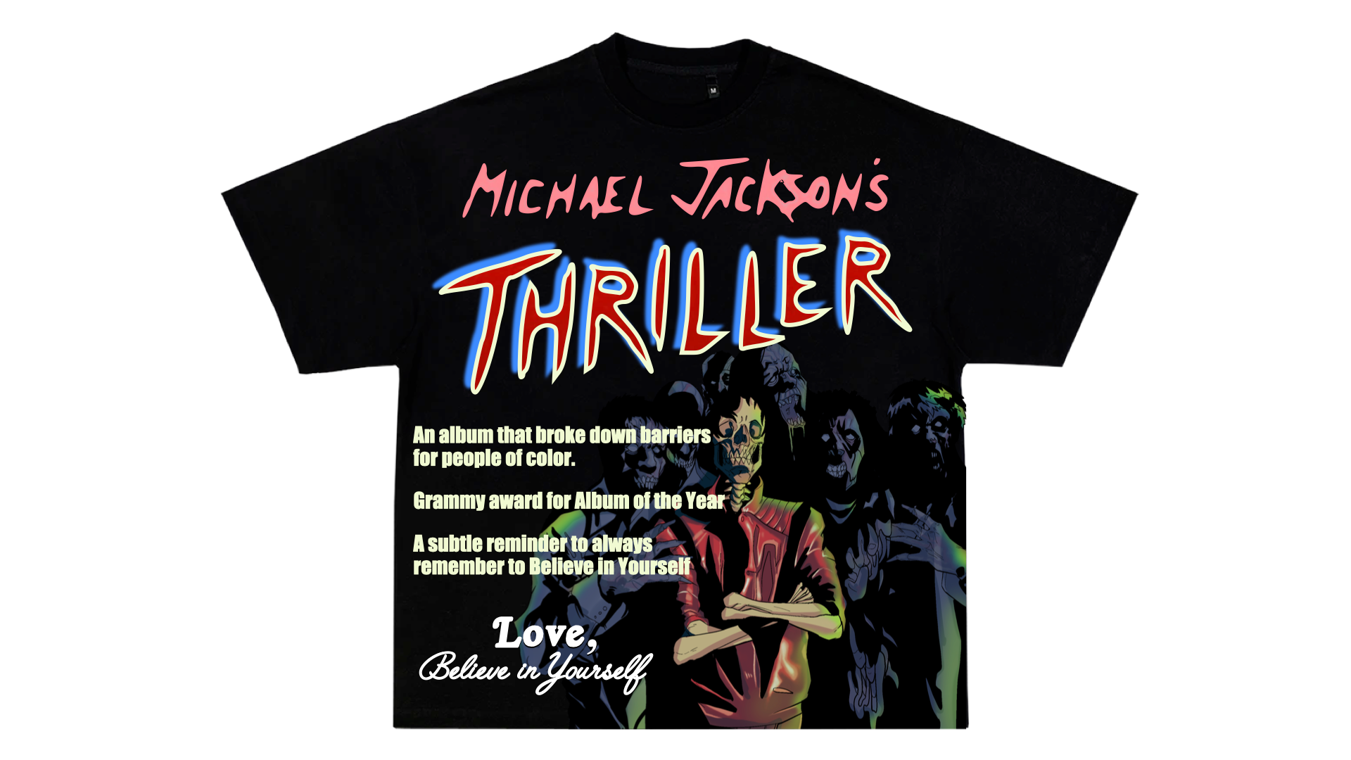 THRILLER TEE (PRE-ORDER) - BLACK