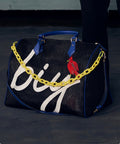 BLACK BIY MESH CARRY ALL -  READY TO SHIP