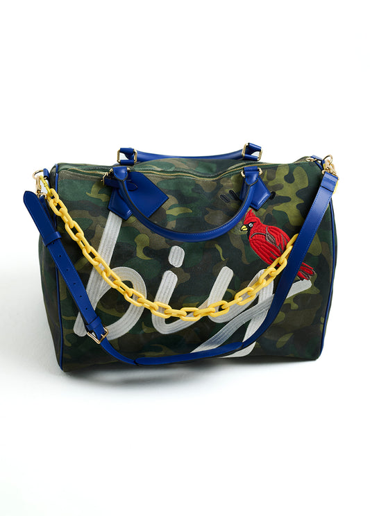 BIY CAMO SUEDE CARRY ALL -  (PRE-ORDER)