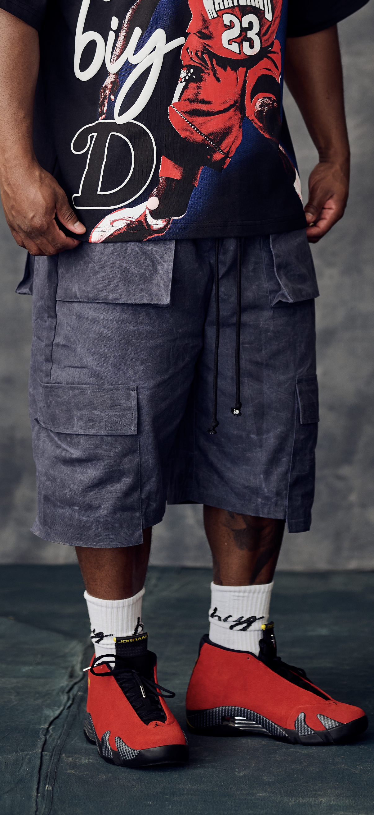 WAX CANVAS CARGO SHORT - NAVY (PRE-ORDER)