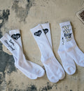 BIY CREW SOCKS (3 PACK) - WHITE