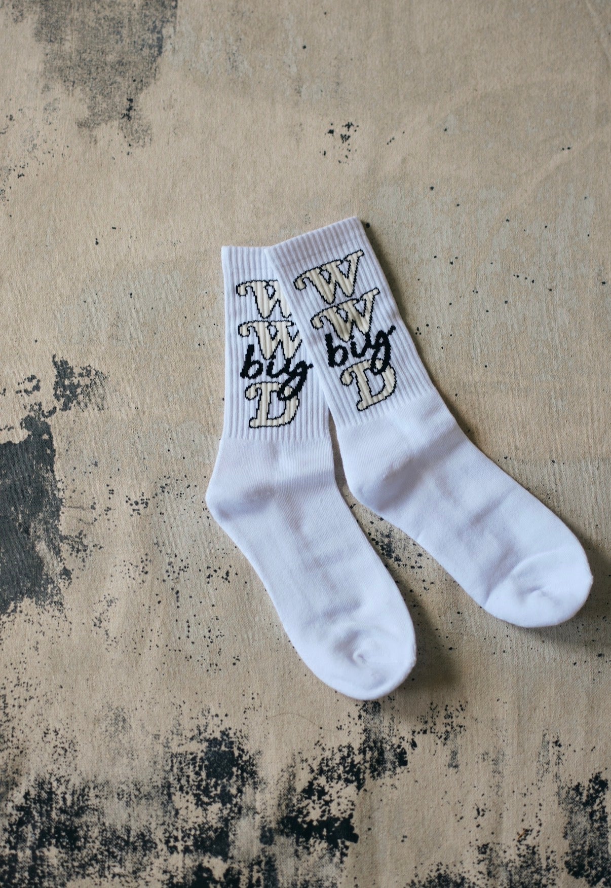 BIY CREW SOCKS (3 PACK) - WHITE