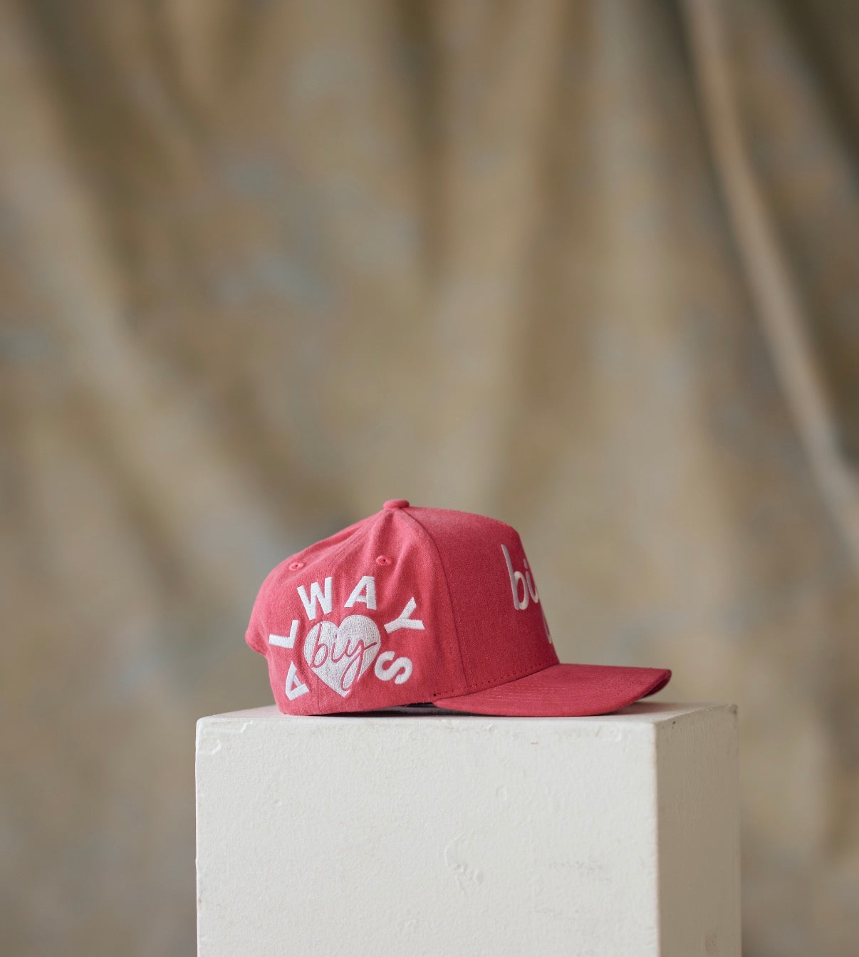 RED THINKING CAP (WASHED COTTON)