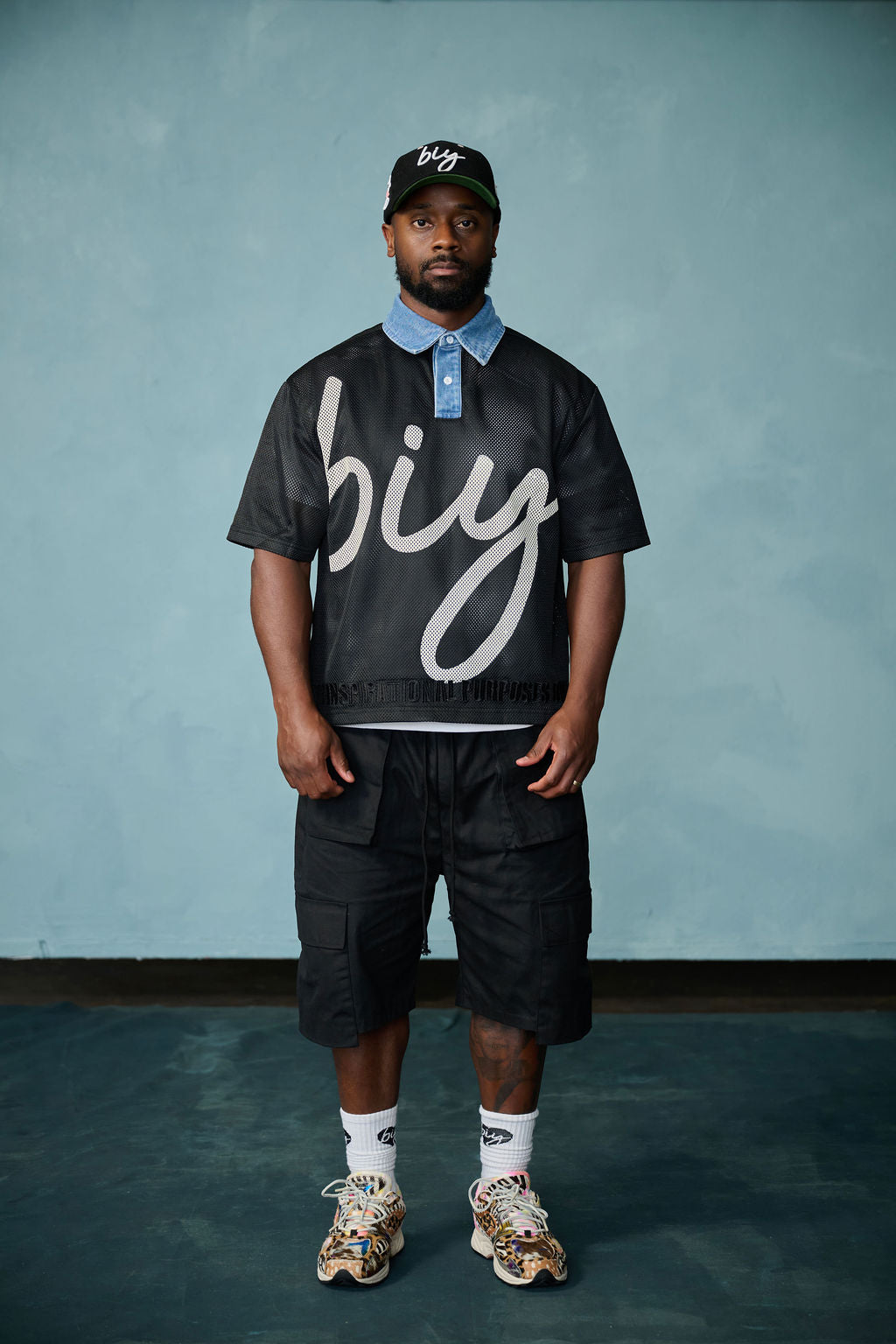 MESH POLO - BLACK (READY TO SHIP) - READ PRODUCT DESCRIPTION