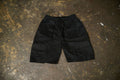 WAX CANVAS CARGO SHORTS - BLACK (READY TO SHIP)