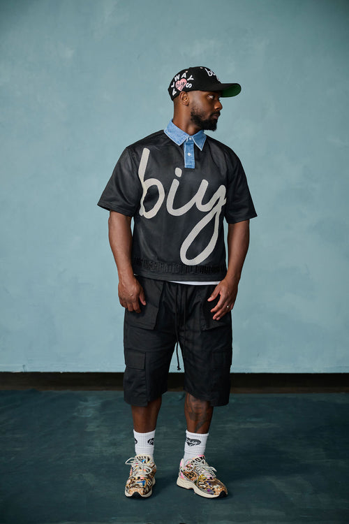 WAX CANVAS CARGO SHORTS - BLACK (READY TO SHIP)