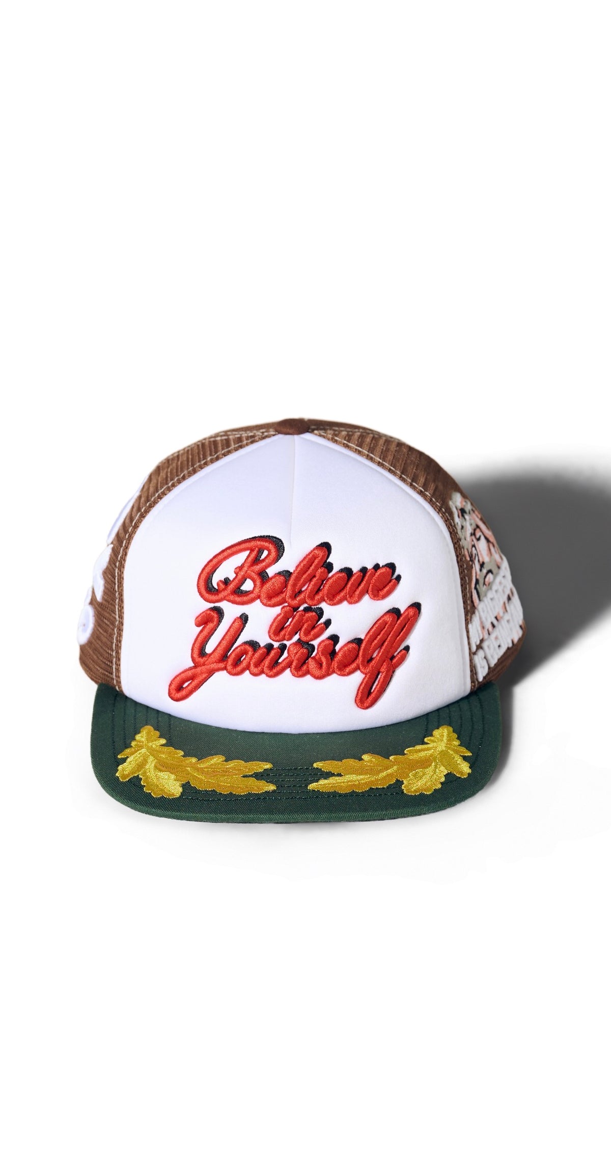 BIY "DUBAI CHOCOLATE" TRUCKER HAT
