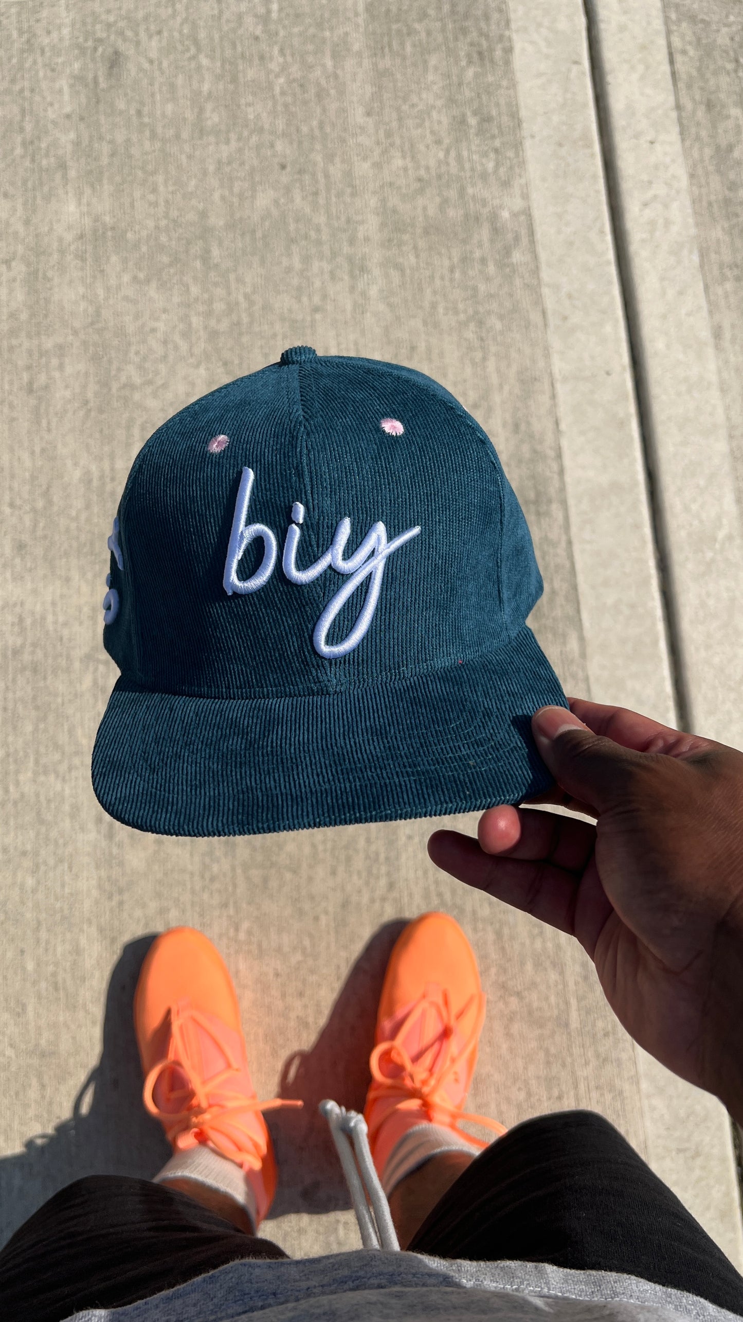 THINKING CAP (TEAL CORDUROY)