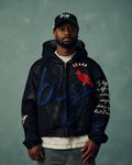 CARDINAL RULE MESH HOODIE - BLACK