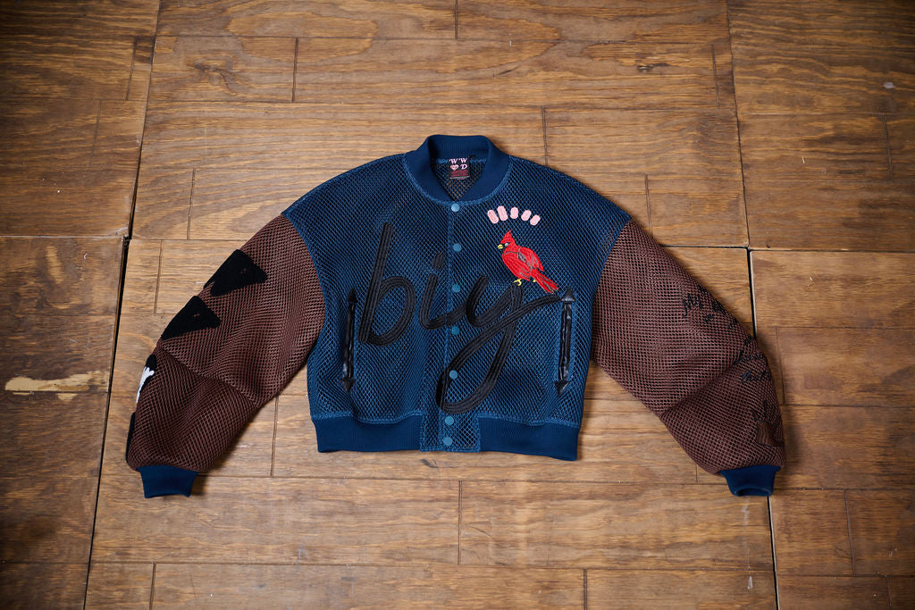 CARDINAL RULE MESH VARSITY JACKET - PREORDER