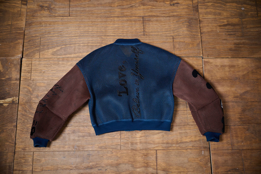 CARDINAL RULE MESH VARSITY JACKET - PREORDER
