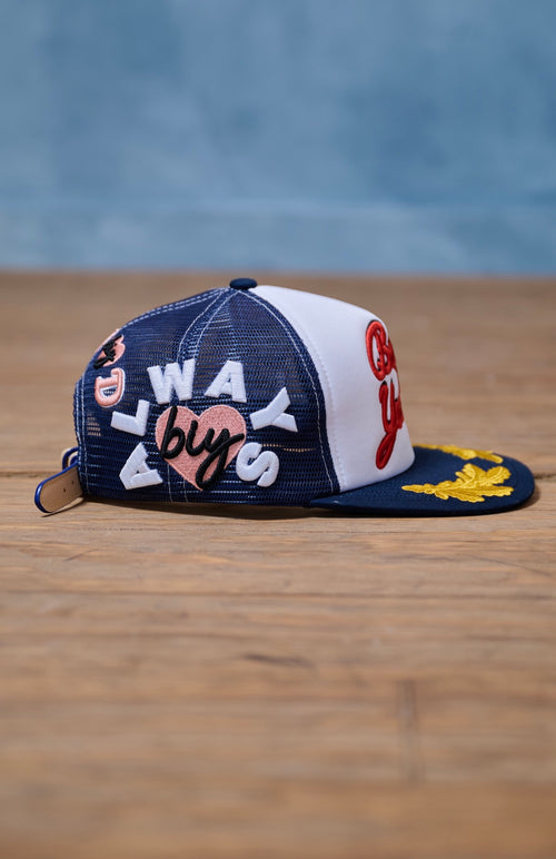 BIY "ATLANTIC BLUE" TRUCKER HAT - PREORDER