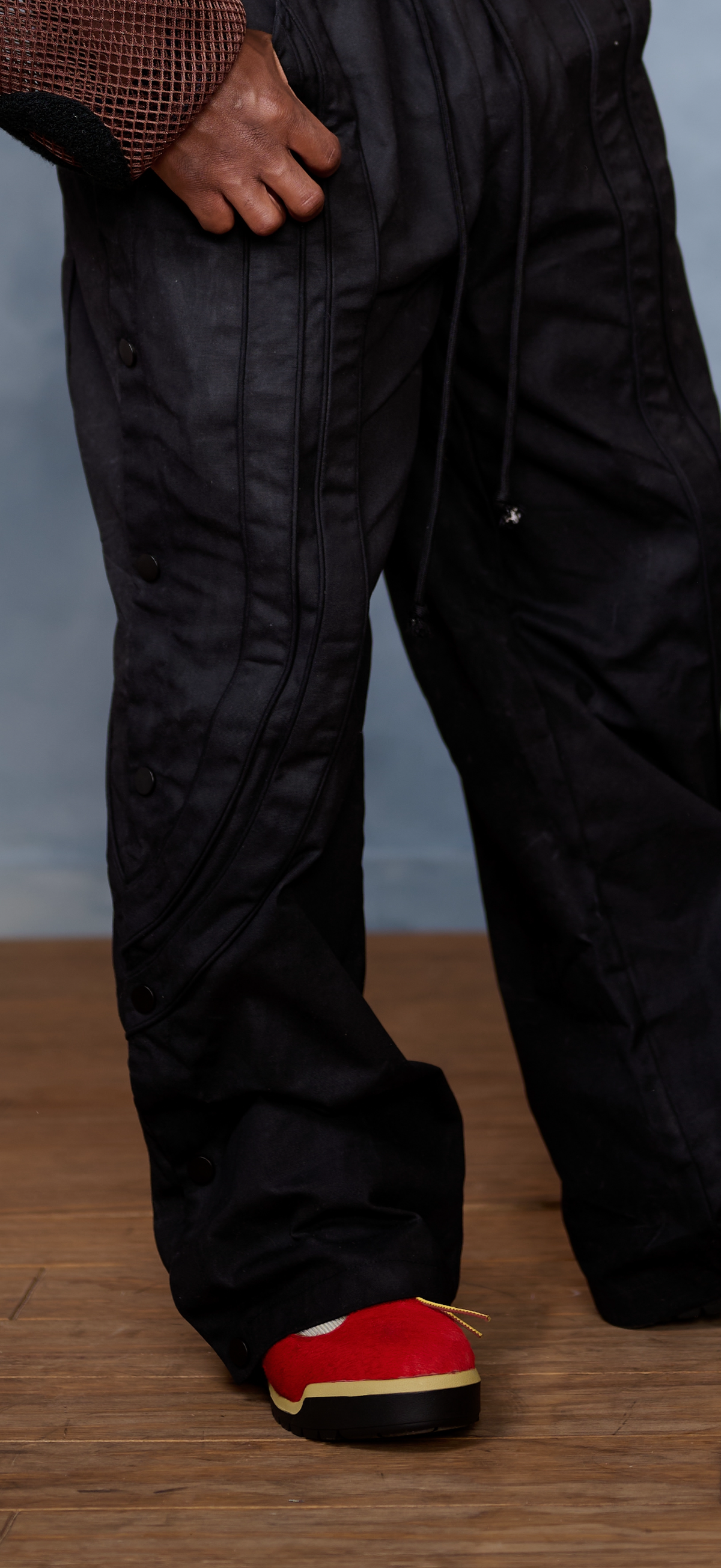 BLACK WAX CANVAS TEAR AWAY PANT - PREORDER