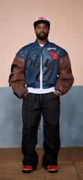 CARDINAL RULE MESH VARSITY JACKET - PREORDER