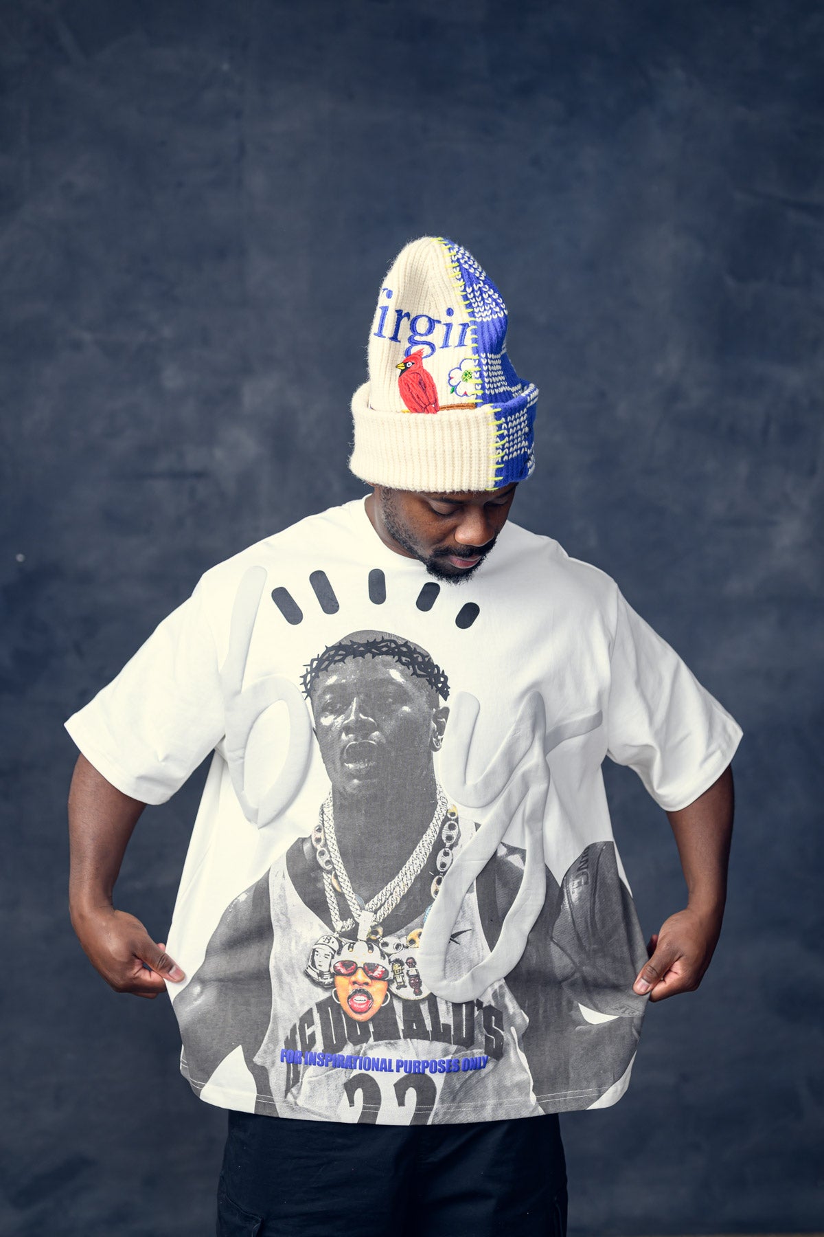 RON C TEE - WHITE (READY TO SHIP)