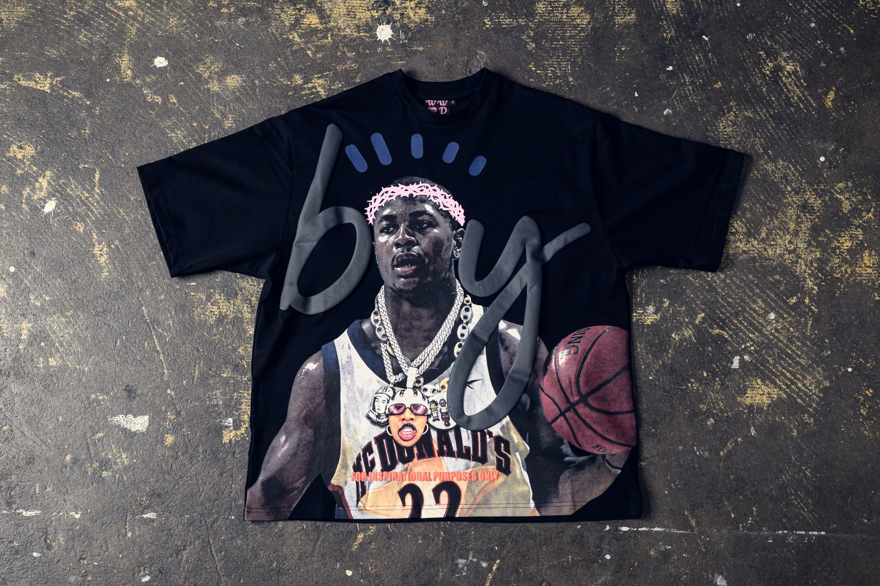 RON C TEE - BLACK (READY TO SHIP)